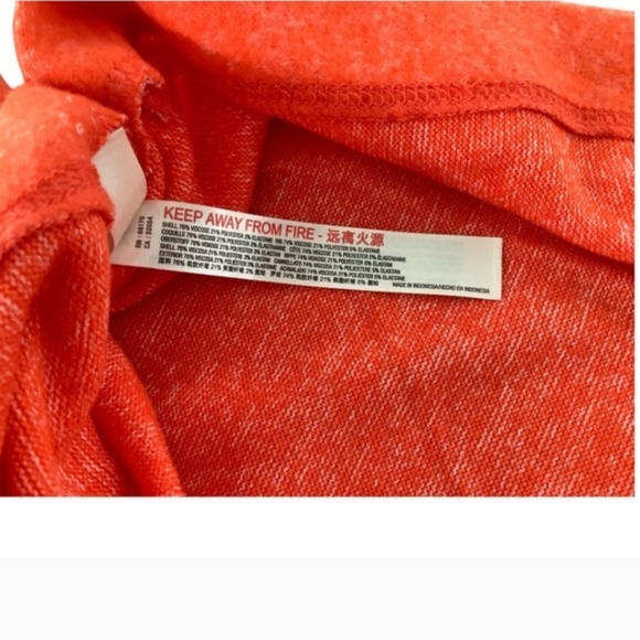 Anthropologie Daily Practice Vibrant Orange Long Sleeve So Soft Dress - Picture 5 of 11